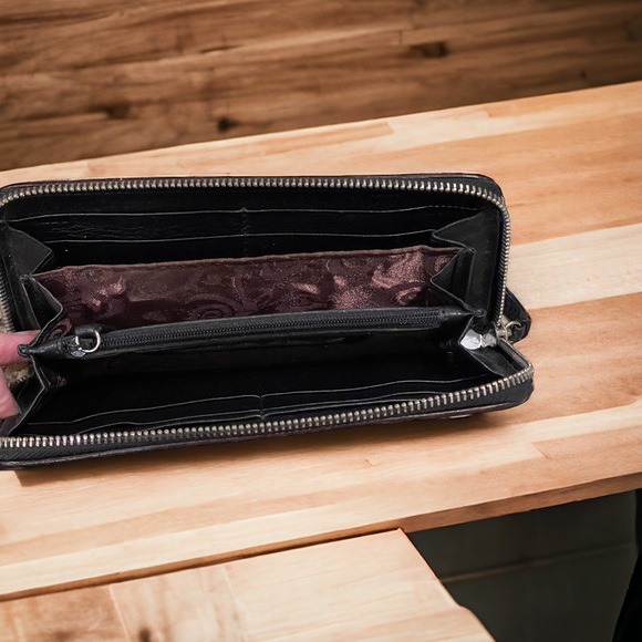 Brighton Leather Crocodile Wallet